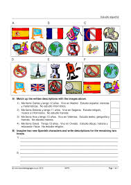 Starter worksheet | School subjects | KS3 Spanish teaching resource |  Teachit