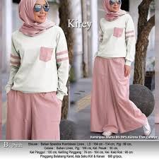 Panjang baju kurang lebih 136 cm. Setelan Kaos Dan Kulot Terbaru 2019 Kirey Katalog Bajugamismu