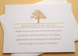 Strong Tree Sympathy Thank You Notes A Way To Say Thank You Set Of 36 Funeral Thank You Cards Funeral Thank You Notes Funeral Thank You
