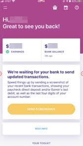 Your first deposit may take longer to become available depending on your employer. Where Can I Send A Screenshot Of My Direct Deposit Earnin Help Center