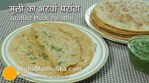 Mooli Paratha Recipe Punjabi Mooli Ka Paratha Stuffed Mooli Paratha Paratha Recipes Paratha Recipes