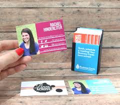 If your social media usernames are all identical, you may consider keeping your business card design concise—sometimes less is more. Business Cards For A Blog With Social Media Icons And Links Moo Business Cards Cards Graphic Design Print