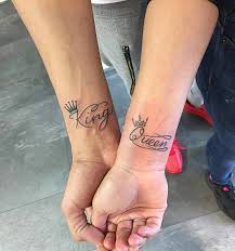King and queen tattoos have hit the internet by storm! 30 King And Queen Tattoos Tattoofanblog