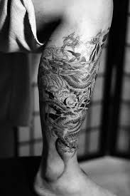 Japanese Dragon Tattoo Design Leg Tattoo Men Japanese Leg Tattoo Dragon Tattoo Leg