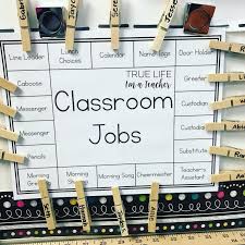 Class Jobs Made Easy Classroom Jobs Teacher Classroom Classroom Job Chart