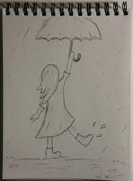 Love Raining Sketching Sketches Drawings Love Rain