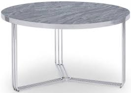 Coffee table with seating cubes. Floriston Dark Oak Laminate And Chrome Round Coffee Table Cfs Furniture Uk