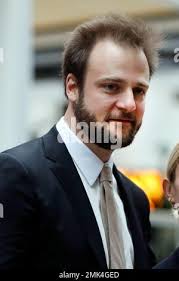 Pinterest co-founder and chief product officer Evan Sharp is photographed  outside the New York Stock Exchange, Thursday, April 18, 2019, before the  company's IPO. (AP Photo/Richard Drew Stock Photo