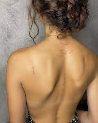 This is a winged design for the back. Jakenowicz S Instagram Profile Post For The Grandparents Please Read To Book Such Small And S Small Back Tattoos Back Tattoo Women Back Tattoo Women Spine