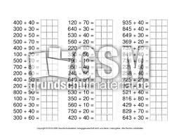 Zahlen von 11 bis 19 zahlen: Ab Zr 1000 Addition Zehner Ab Ohne Uberschreitungen Plus Und Minus Arbeitsblatter Mathe Klasse 3 Grundschulmaterial De