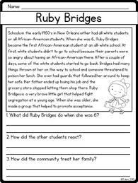 In this lesson, students learn about the importance of character and individual action. Ruby Bridges Biography Pack Elementary Nest