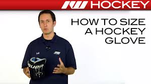 how to size a hockey glove