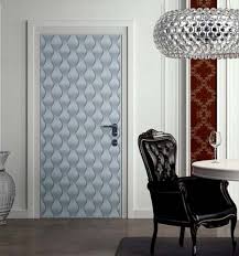 10 Ideas Of Doors Decoration With Wallpapers Wallpaper Door Doors Interior Door Design