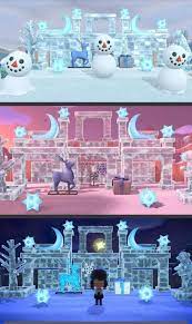 Ice Palace For My Snowboys I Made This Area Just To Spawn Snow Balls To Make Snowboy Animalcrossi Animal Crossing Animal Crossing Memes New Animal Crossing