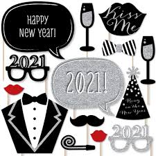 Maybe you would like to learn more about one of these? New Years Eve Party Silver 2021 New Year Party Photo Booth Props Kit Party Decorations 20 Count Walmart Com Walmart Com