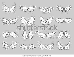 Set Cute Angel Wing Stock Vector Royalty Free 663029395 Angel Wings Drawing Cartoon Angel Wings Wings Drawing Pink wings cartoon wings hand drawn angel wings angel. pinterest