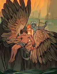 Label qs:len,the lament for icarus. Picolo On Twitter I Always Wanted To Draw A Version Of The Lament For Icarus My All Time Favorite Painting