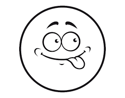 Pensar emoji, emoji pensado whatsapp emoticon, emoji, smiley, adesivo, computador ícones png. Desenho De Smiley Mostrando A Lingua Para Colorir Colorir Com