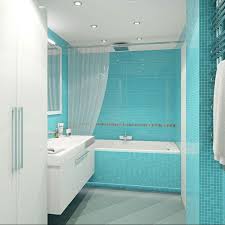 Light Blue Decor 10 Small Bathroom Ideas For Your Apartment Revedecor Blue Bathroom Blue Bathroom Tile Small Bathroom Solutions