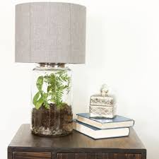 Easy Diy Terrarium Lamp Stacy Risenmay Terrarium Diy Lamp Mason Jar Terrarium