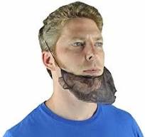 Desechable Barba Nets Hilado De Polipropileno Unido (100, Br ...