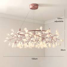 For example, a linear chandelier in the foyer is usually adjusted closer to the ceiling to illuminate the entire space while in the dining room it is lowered to the table to. Monternios Lg113 Modern Led Chandelier Northerncult