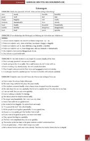 Ein adjektiv beschreibt ein nomen (= hauptwort) während ein adverb eine tätigkeit oder einen zustand beschreibt. Adjectives And Adverbs Worksheet 1 Pdf Free Download