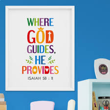 Maybe you would like to learn more about one of these? Printable Bible Verse Poster Where God Guides He Provides By Darrakadisha