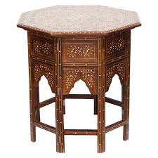 Bone Inlay Table In 2020 Bone Inlay Table Bone Inlay Bone Inlay Furniture