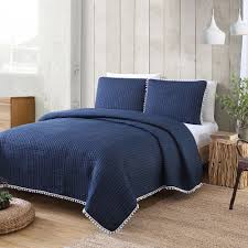 This quilt set will create such a wonderful romantic cottage shabby chic feel to your bedroom. Blue Quilts Coverlets Joss Main
