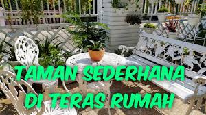 Check spelling or type a new query. Taman Sederhana Dan Cantik Di Teras Rumah Youtube