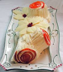 Buche De Noel Poinsettia Family Meal Sides Christmas Food Food