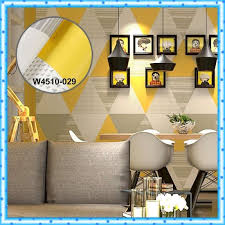 Mungkin selera saya dengan anda akan berbeda dalam menentukan motif wallpaper mana yang cocok. Wall Sticker Dinding Kamar Wallpaper Dinding Ruang Tamu Motif Segitiga 1m Terbaru Agustus 2021 Harga Murah Kualitas Terjamin Blibli