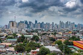 Makati Skyline From Pasay City Philippines Building Skyline City Philippines