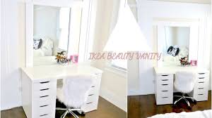 I decided not only did i need a makeup drawer, i wanted a small vanity. Ikea Beauty Vanity Youtube