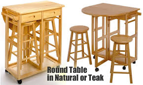 kitchen island cart with stools