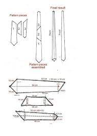 Cara membuat pola jas bagi pemula part 1. Cara Menjahit Dan Membuat Pola Dasi Tie Patterns Diy Tie Pattern Fashion Sewing Pattern