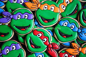The Royal Icing Queen Teenage Mutant Ninja Turtle Cookies Ninja Turtle Cookies Turtle Cookies