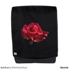 Black Backpack With Red Roses Red Rose Backpack Zazzle Com Red Roses Red Rose Flower Red