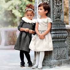 Janie And Jack Faux Fur Trim And Metallic Print Dresses Cute Flower Girl Dresses Flower Girl Dresses Little Girl Outfits