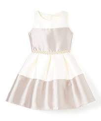 Btween Pewter Ivory Stripe A Line Dress Girls By Btween Zulily Zulilyfinds A Line Dress Dresses Girls Dresses