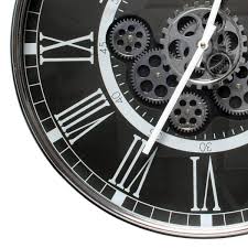  steampunk patterns wheels, gears cogs and things square wall clock. Buy London Moving Gears Wall Clock Black 54cm Online Oh Clocks
