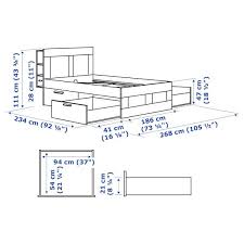 Brimnes Bettgestell Kopfteil Und Schublade Weiss Ikea Deutschland In 2020 Brimnes Bett Bettgestell Schubladen