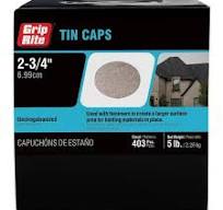 Grip-Rite 2-3/4 in. Electrogalvanized Round Tin Caps 5 lb. Box TIN5
