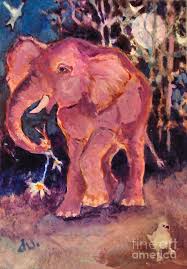 Shop for pink elephant wall art from the world's greatest living artists. Pink Elephant Painting By Diane Ursin