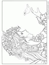 I love sharing coloring pages for adults, both ones that are exclusive to this blog and my favourites that i've found on other blogs. Coloring Pages Of Fairies For Adults Coloring Home