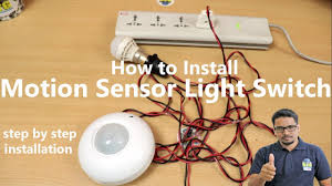As an added bonus, a light that turns on only when it senses a person instead of being powered from the breaker, the light will now get it's power from the motion sensor. Hindi How To Install A Motion Sensor Light Switch Youtube