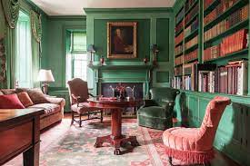 Inside An Estate With Gorgeous Southern Grace Home Library Design Home Cozy Furniture