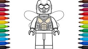 Free printable wasp coloring pages. How To Draw Lego Wasp Hope Van Dyne From Marvel S Ant Man And The Wasp Youtube