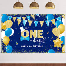 We did not find results for: Buy Boys 1st Birthday Party Mr Onederful Banner Backdrop Sign Bowtie Toddler Little Man For First One Birthday Cake Table Party Wall Decoration Photo Props Tablecloth Supplies Blue Online In Indonesia B08hnb494h